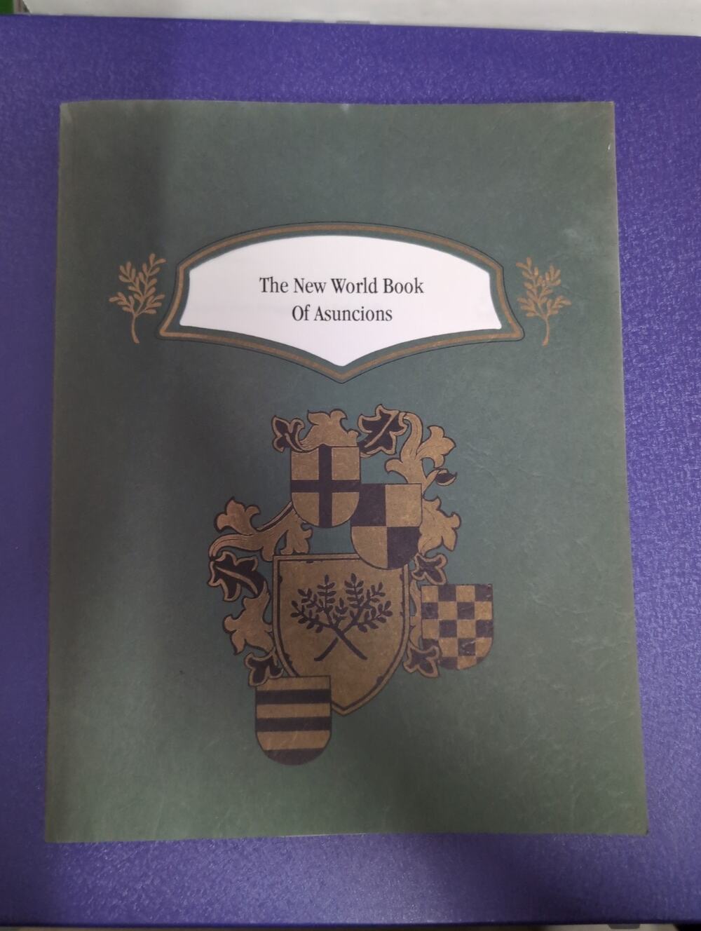 The New World Book Of Asuncions Genealogy Surname Family History Heritage VTG